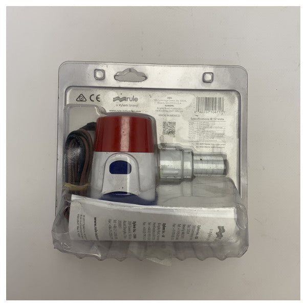 Bomba de esgoto Rule 25DA tipo 500 GPH 1894 l/h 12V