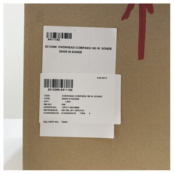 Raytheon Anschutz 32005 magnetisk overheadkompass 180 grader