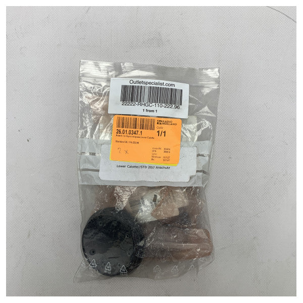 Calota inferior da bússola giroscópica Raytheon Anschutz - 110-222.96