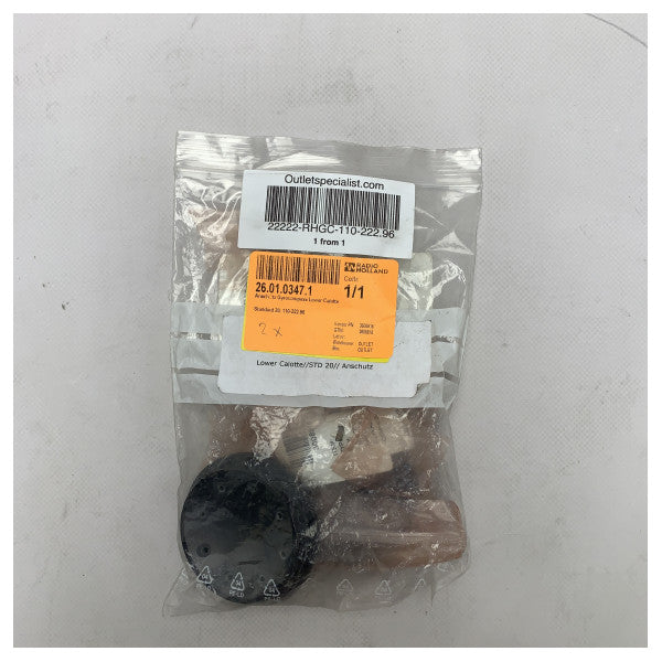 Calota inferior da bússola giroscópica Raytheon Anschutz - 110-222.96