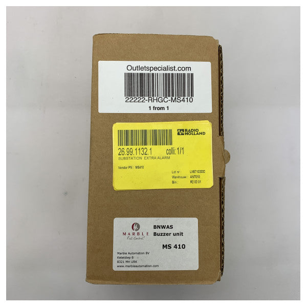 Alarma de timbre de subestación de mármol MS410