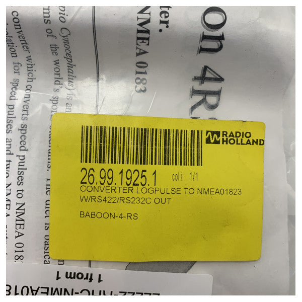 Marine Electronics NMEA0183 Converter for Accurate Speed Pulse to Data Conversion