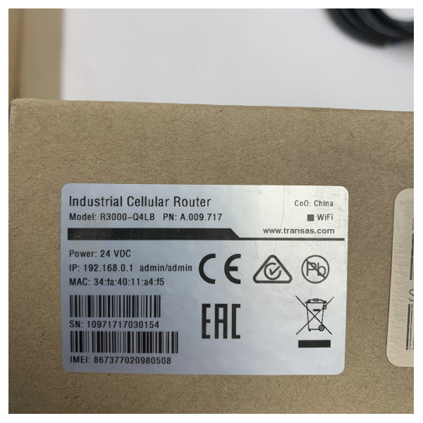 Robustel Transas R3000-Q4LB Maritim Industri Wifi Ruter - Sikker Skip Nettverksløsning