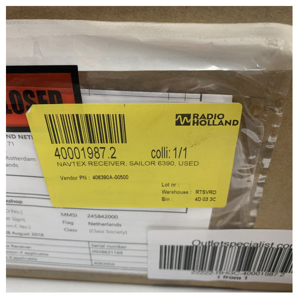 ИЗПОЛЗВАНА МОРСКА 6390 Navtex приемник - 406390A-00500
