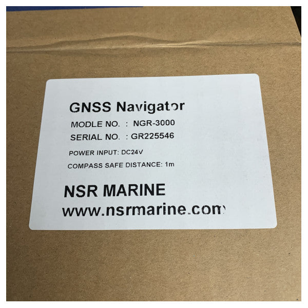 NSR GNSS Navigator NGR-3000 Marine Navigation System - Reliable GPS for Professional Maritime Use