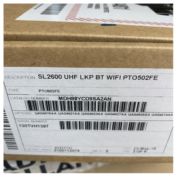 Motorola SL2600 UHF Two Way Digital Radio - MDH88YCD9SA2AN