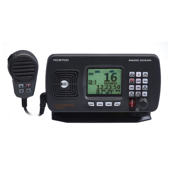Radio Ocean RO6700 VHF pomorski radio - snažni 25W vodootporni brodski transceiver s NMEA0183 integracijom