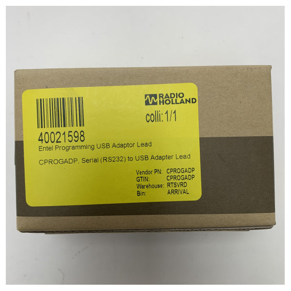 Entel CPROGADP-serien (RS232) till USB-adapterkabel