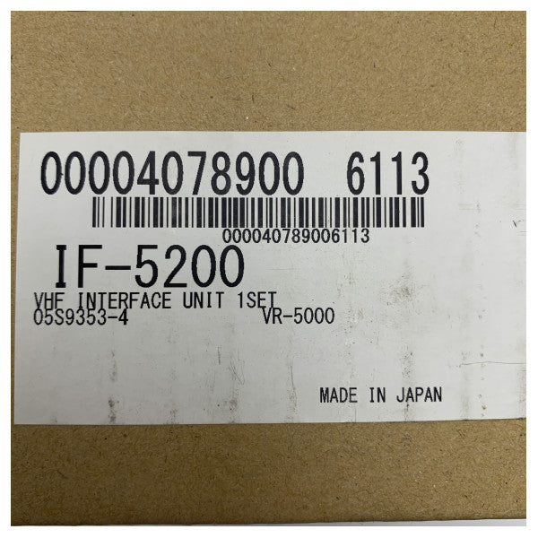Furuno VDR VHF Interface Unit IF-5200 - Reliable Maritime Communication Module 24V DC