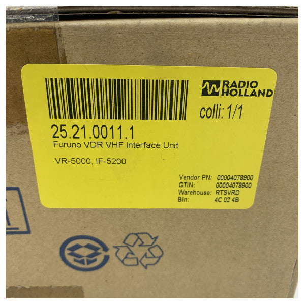Furuno VDR VHF Interface Unit IF-5200 - Reliable Maritime Communication Module 24V DC