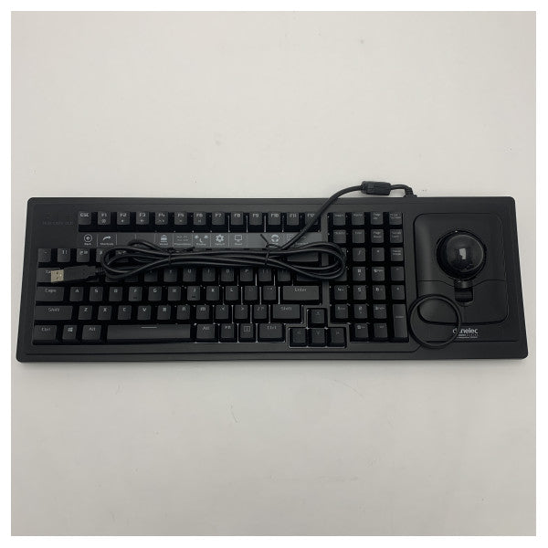 Tastiera tal-ECDIS tal-Marin bil-Trackball integrat USB għall-Systems ta' Navigazzjoni tal-Jott