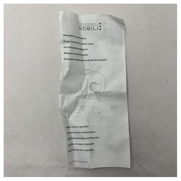 Змішувач для душу Nobili CP108 CR хром одноважільний