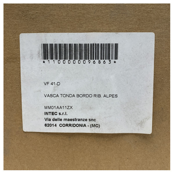 Вбудовувана кругла мийка Alpes VF 41D з нержавіючої сталі 410 мм