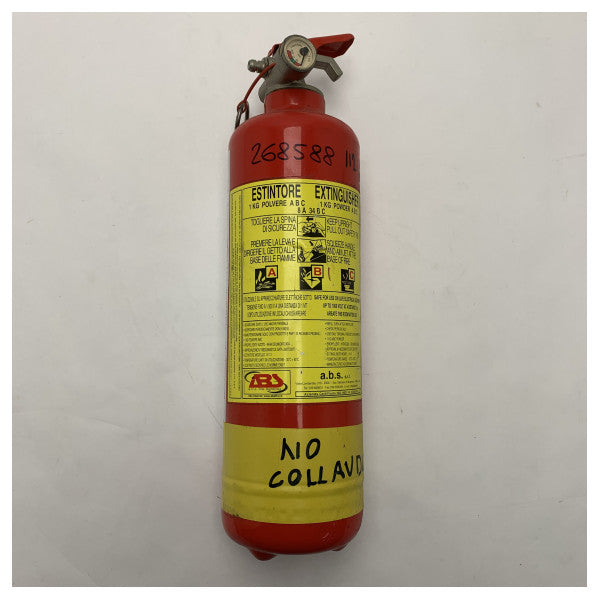 Denizde Kullanım için Taşınabilir 1kg ABC Tozlu Yangın Söndürücü - Kompakt, Dayanıklı ve Güvenli