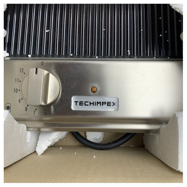 Techimpex 269215 piastra di cottura elettrica in acciaio inox 230V