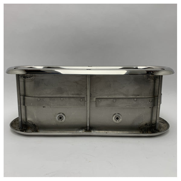 SCM fair lead oval 110 x 400 mm SP145 rustfrit stål