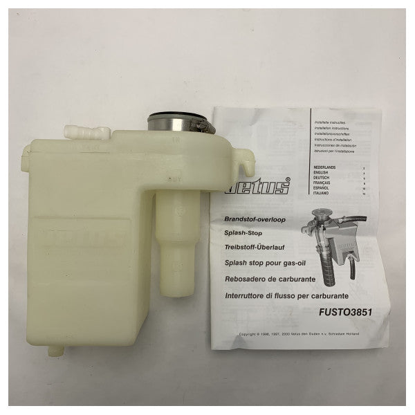 Vetus Splash Top fuel overflow - 51 - 16 mm - FUSTO3851