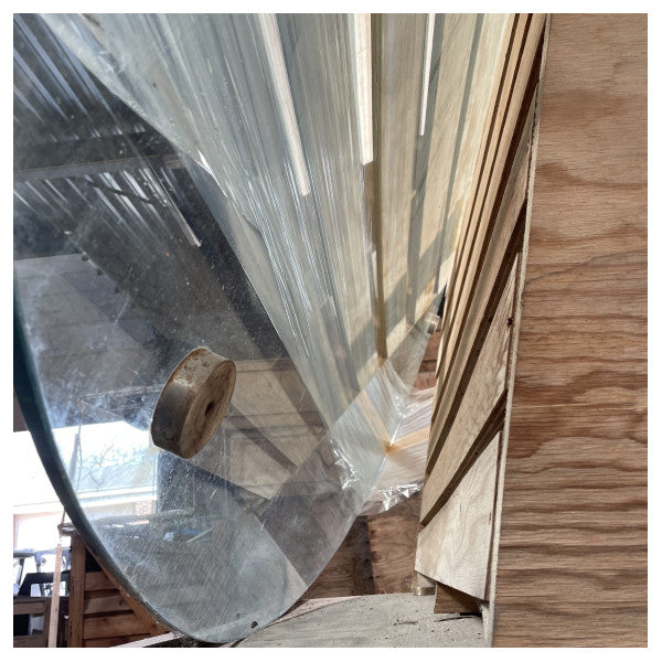 Crystal Glass Top 2600 x 1200 x 15 mm Polished