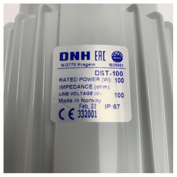 DNH Zenitel 100V 100W ホーンスピーカードライバーユニット IP67 海洋および産業用途用