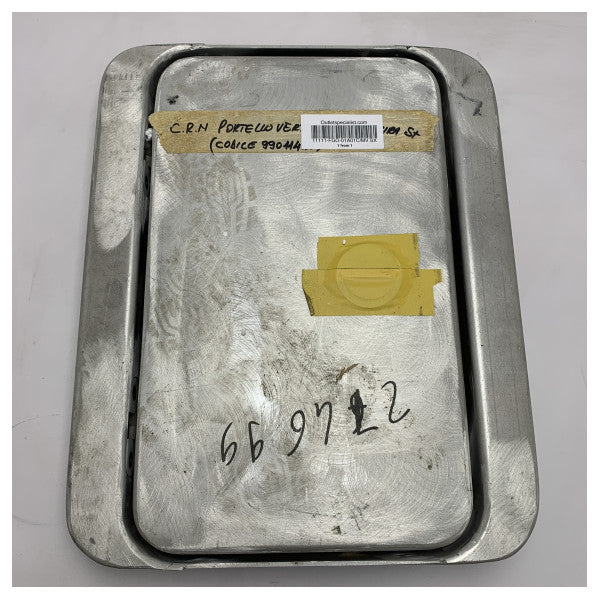 CRN Portello di accesso in alluminio 540x440mm impermeabile, leggero e resistente per uso marino - 01A01C/MV SX