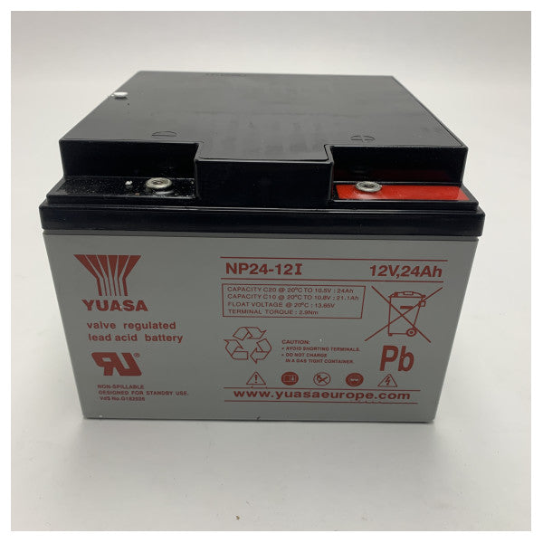 High-Quality Yuasa NP24-12I 12V 24Ah Maintenance-Free lead Marine Battery for Reliable Power