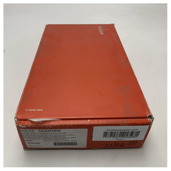 Fantini 2508SF Eclipse Wash -Basin Single Lever Mixer Tab Chrome