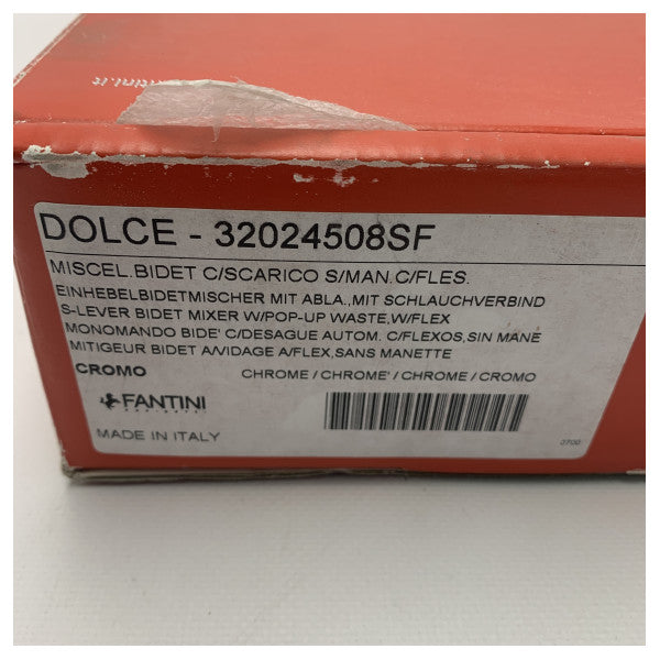 Fantini 2508SF Eclipse Wash -Basin Single Lever Mixer Tab Chrome