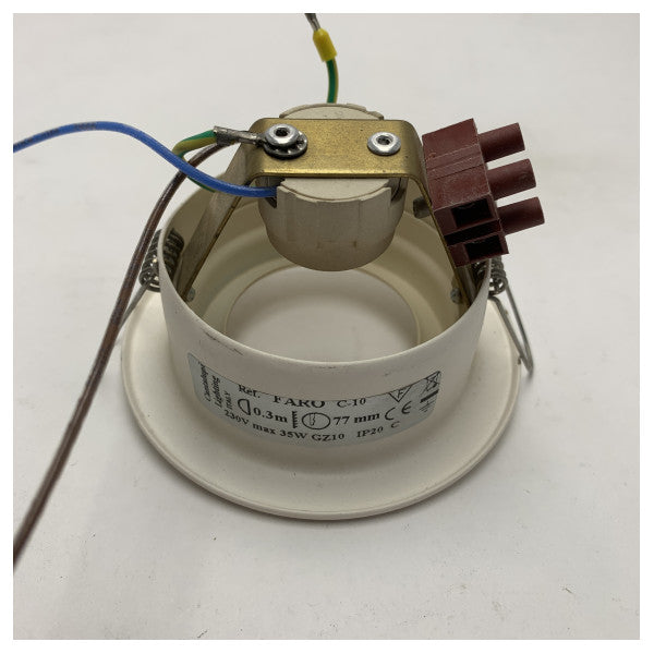 Cantalupi Lake Deniz Feneri Spot Işık 220V - Tekneler için Dayanıklı 35W GZ10 İç Aydınlatma