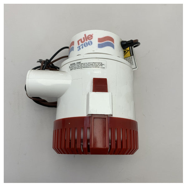 Pompa di sentina elettrica ad alta capacità Rule GPH3700 24V - 16AM