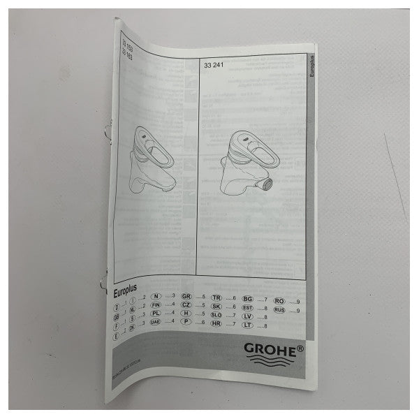 Grohe 33153 Ig0 Europlus Sink Mixer Tap Chrom | Gold Finish