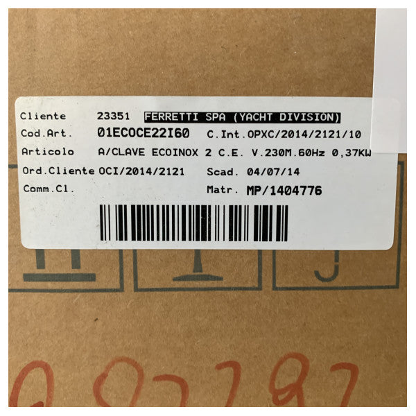 Gianneschi A/Clave Ecoinox 2 C.E. vedenpainepumppu - 01EC0CE23I60