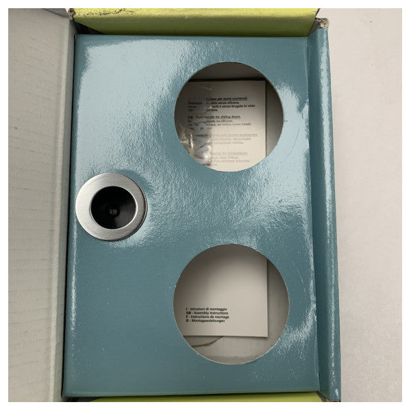 Квадратна дверна ручка Olivari D129-CO в комплекті з матовим хромом