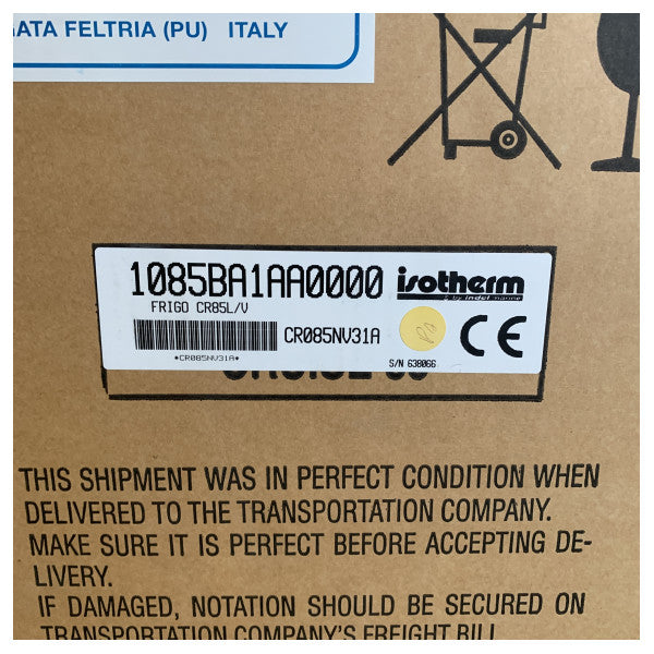 Isotherm Cruise 85 85L frigorífico com compressor 12/24V - CR085NV31A
