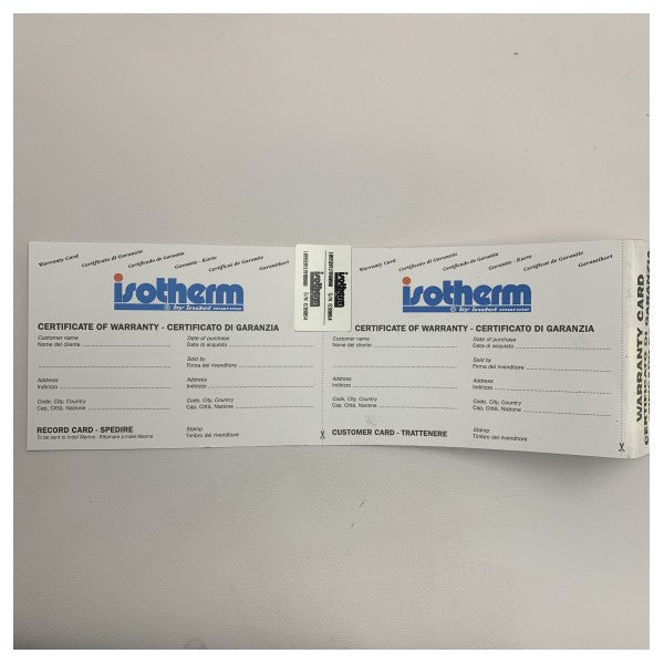 Isotherm Cruise 85 85L frigorífico com compressor 12/24V - CR085NV31A