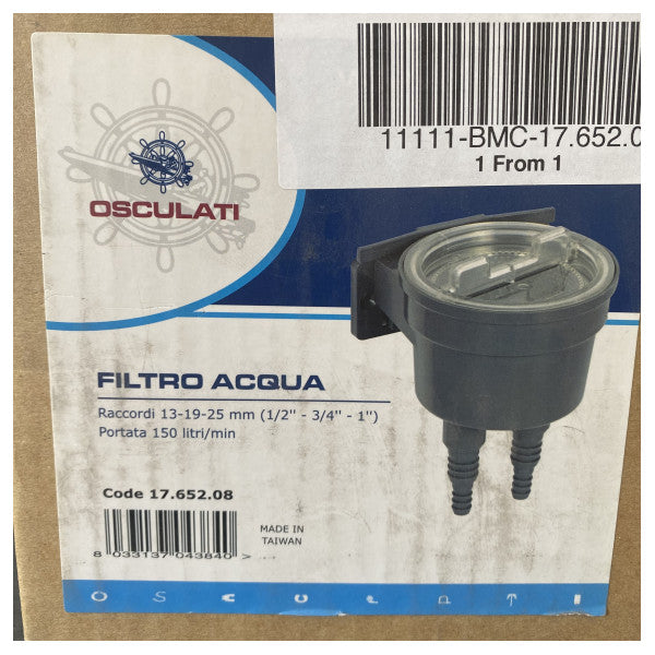 Osculati Wierpot | Water filter 13 - 19 mm - 17,652.08