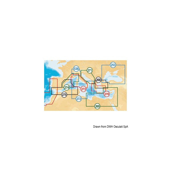 Navionics Platinum Compact Flash XL Marine Chart ��� Carte nautiche di alta qualità per viaggi in mare sicuri ed efficienti
