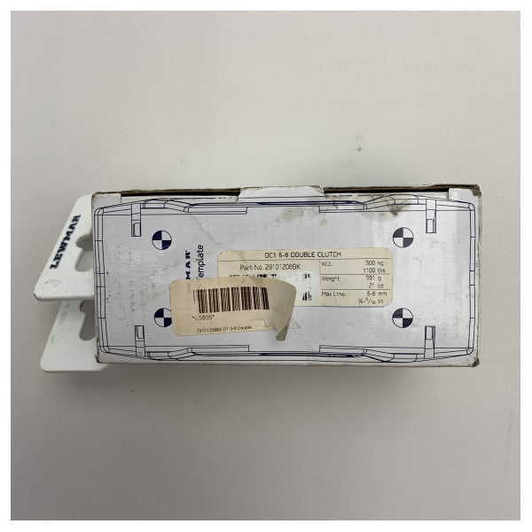 Lewmar 29101208BK DC1 Embraiagem de cabo duplo de 6 a 8 mm