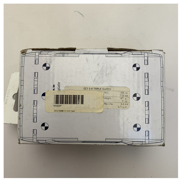 Embraiagem de cabo triplo Lewmar 29101308BK D1 6 a 8 mm