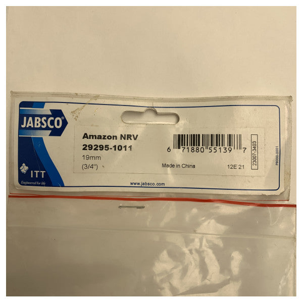 Jabsco 29295-1011 Valvola di non ritorno Amazon 18 mm