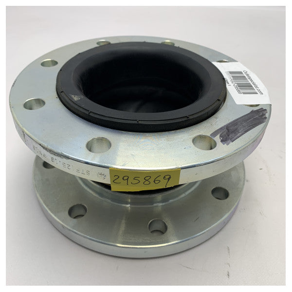 Giunto di dilatazione in gomma di grado marino DN125 PN16 - Connettore per tubi flessibile e resistente alla corrosione