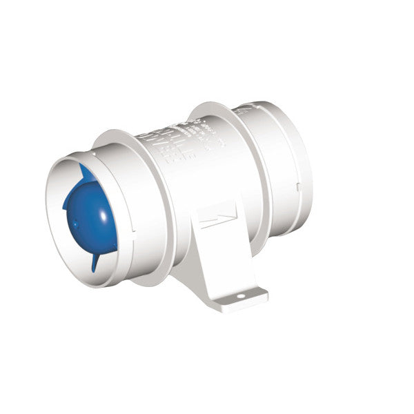 Rule 240-24V In-Line Fan 100 mm White