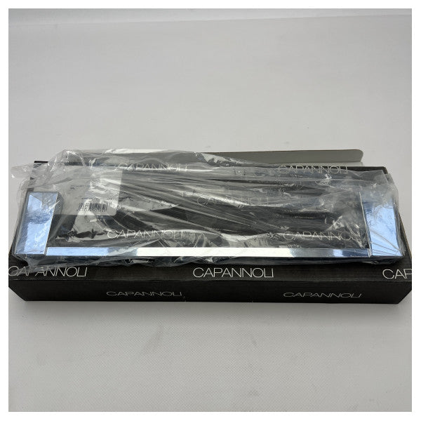 Хромирана поставка за кърпи Capannoli от неръждаема стомана 40 x 2 x 7,5 cm - SP140