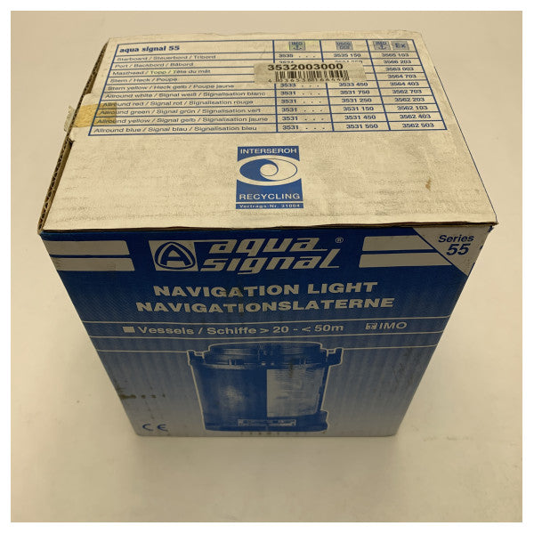 Aqua Signal Series 55 Luz de navegación Masthead 225 grados 3 nm - 3532003000