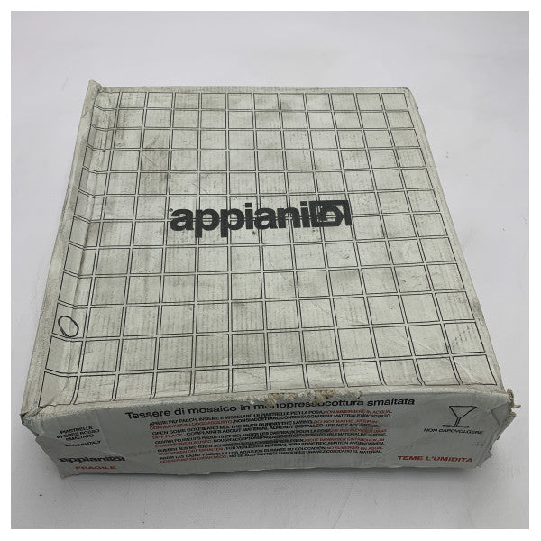 Appiani Cocoa Mosaic Tile Square Design 1.2 x 1.2 cm