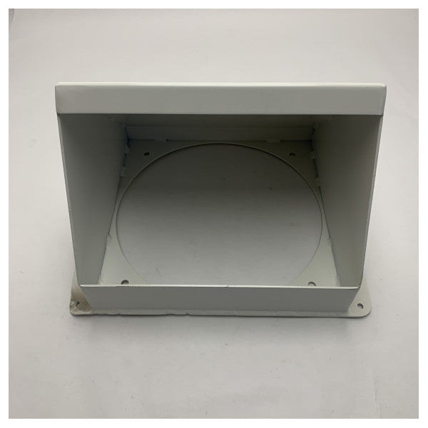 Gianneschi Marine Ventilation Exhaust Hood Metal White Coated Weather Resistant for Boats and Ships