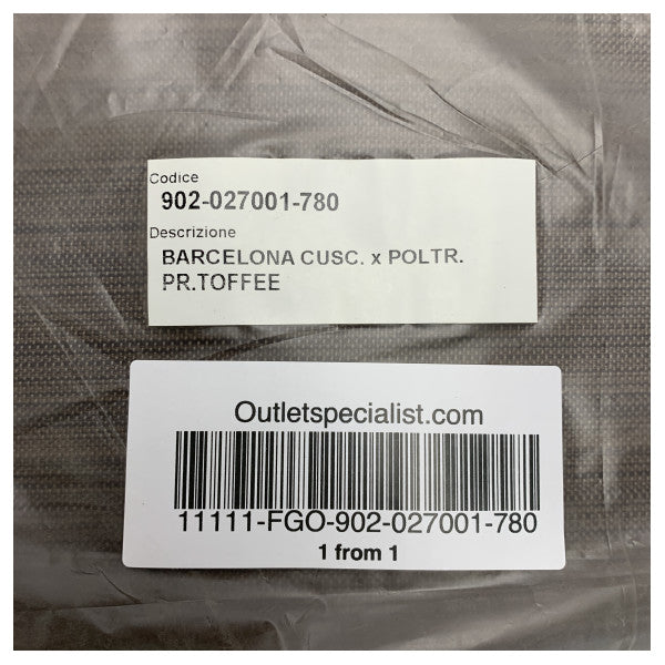 ديدون برشلونة 902-027001-780 وسادة مقعد بنية اللون