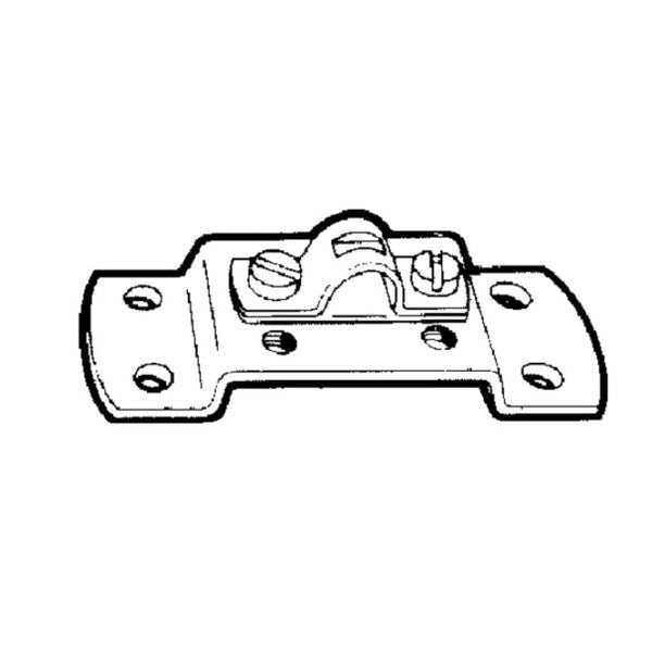Ultraflex 30325E Marine Cable Clamp and Shim – Durable Corrosion-Resistant Maritime Mounting Solution