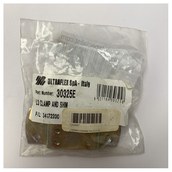 Ultraflex 30325E Marine Cable Clamp and Shim – Durable Corrosion-Resistant Maritime Mounting Solution