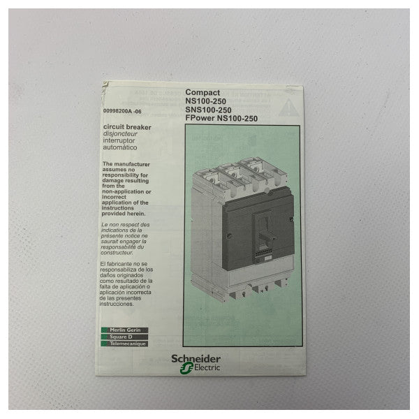 Schneider Electric NS160N STR22SE 160 3P3T - 30770