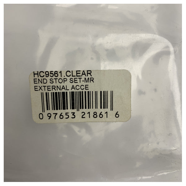 Harken HC9561.CLEAR двойка крайни тапи сребро